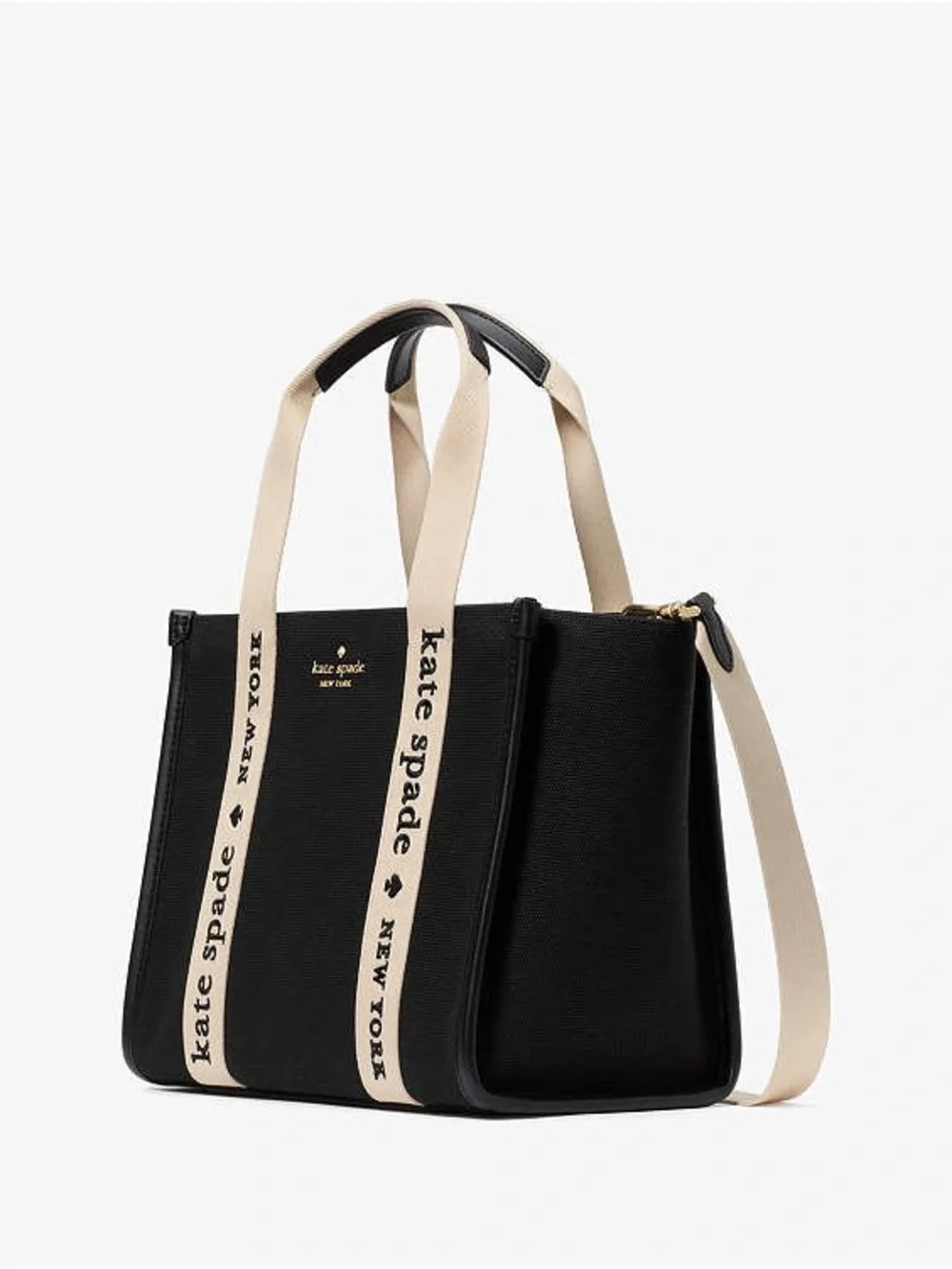 Kate Spade New York Kip Canvas Small Tote Crossbody Bag